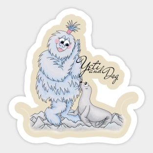 Cute Cryptid - Yeti Sticker